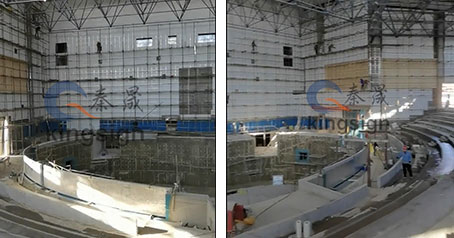 Proyek akuarium laut Nanjin.