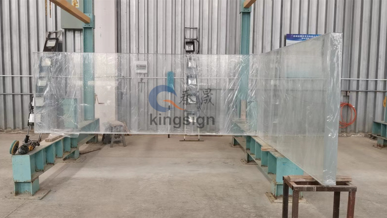 L Bentuk Lembaran Akrilik Ikatan Kimia Mulus