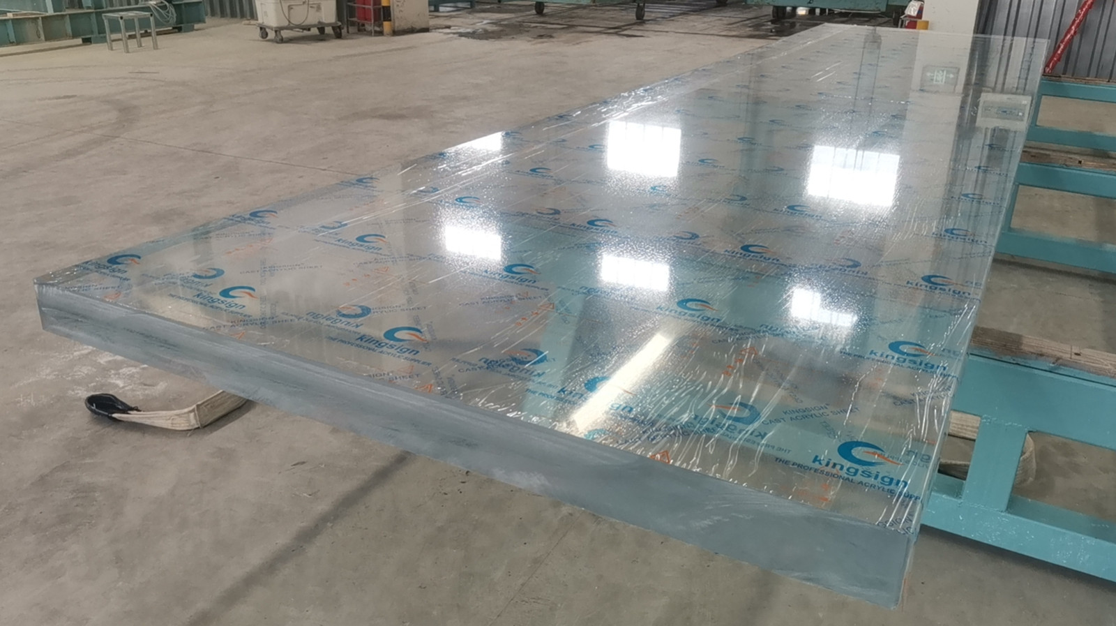 Panel akrilik ketebalan 120mm Kingsign untuk jendela kolam renang hotel