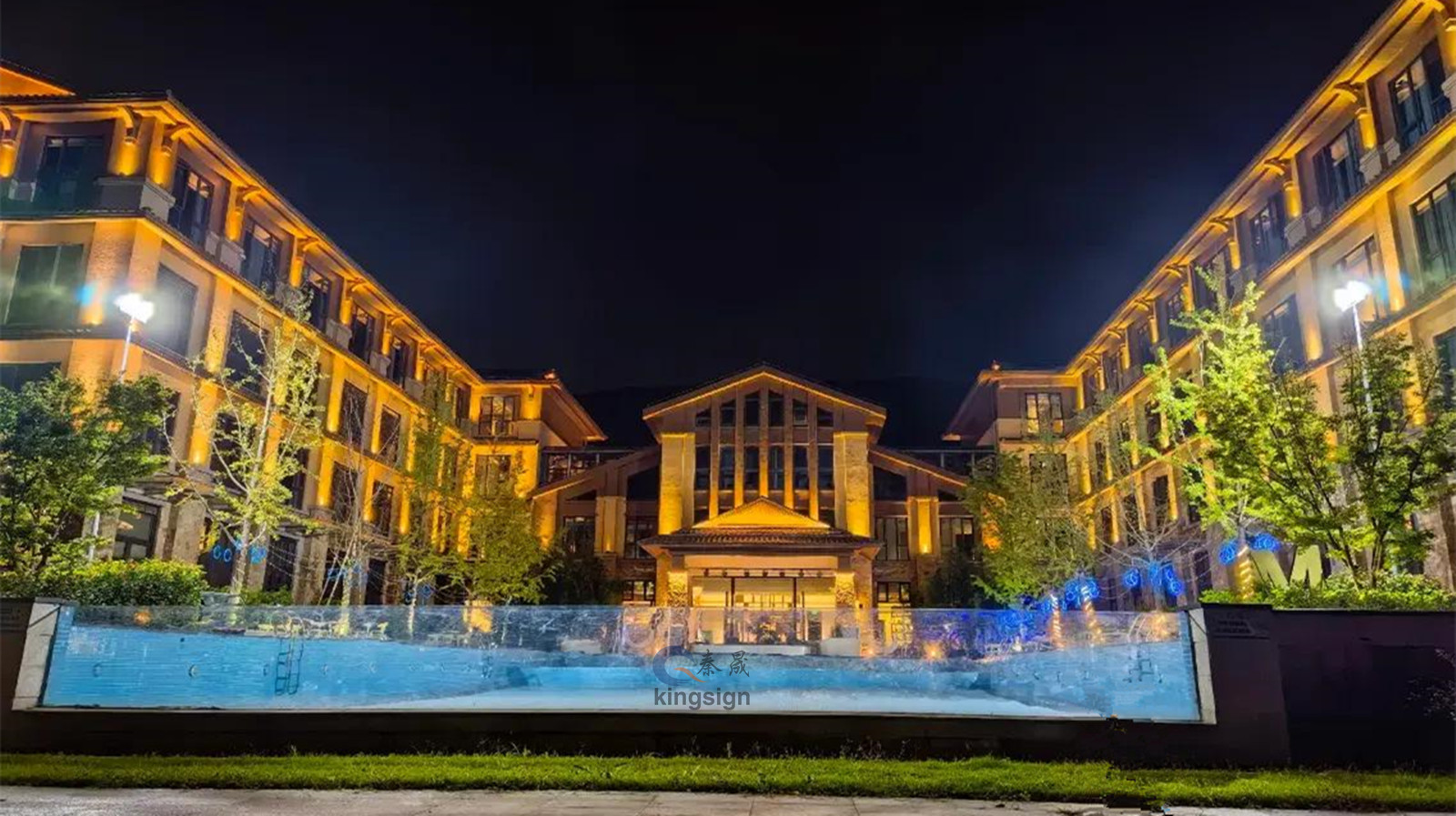 Panel Akrilik Untuk Jendela Kolam Renang Mewah