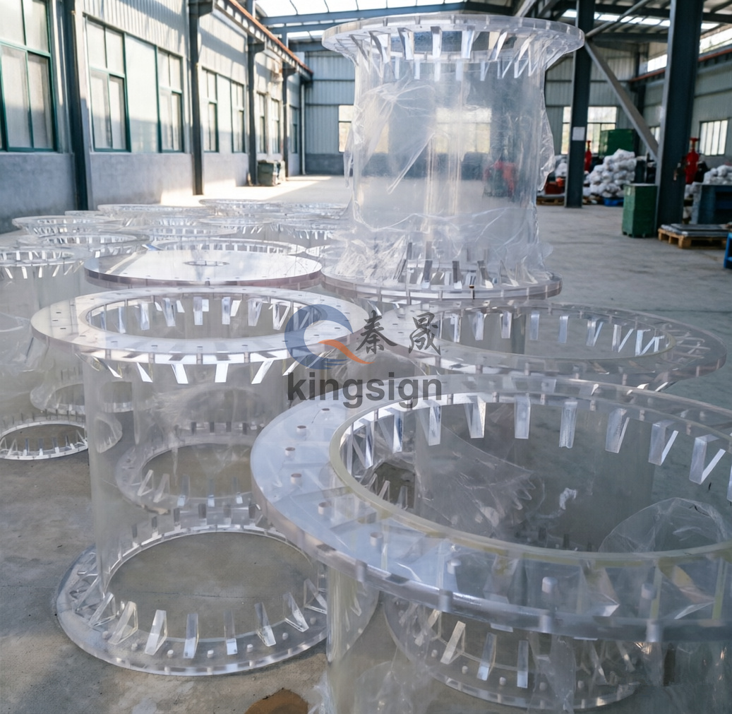 Pipa Flange Akrilik Bening Kustom Kingsign